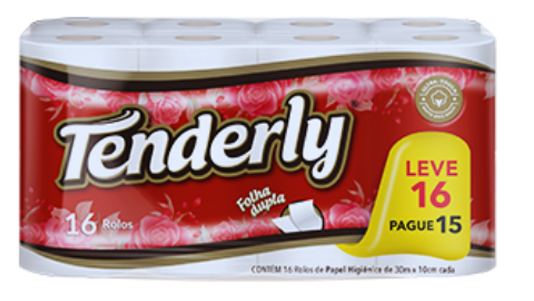 PAPEL HIGENICO TENDERLY.