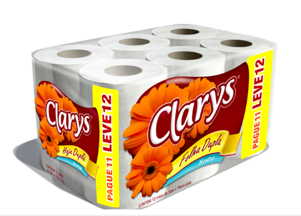 🧻 Papel Higiénico Clarys Hoja Doble 🧻